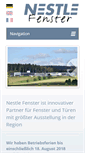 Mobile Screenshot of nestle-fenster.de